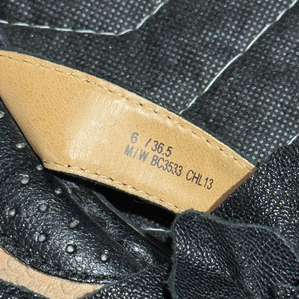 b.o.c. Black and Tan Sandals - Picture 2 of 4